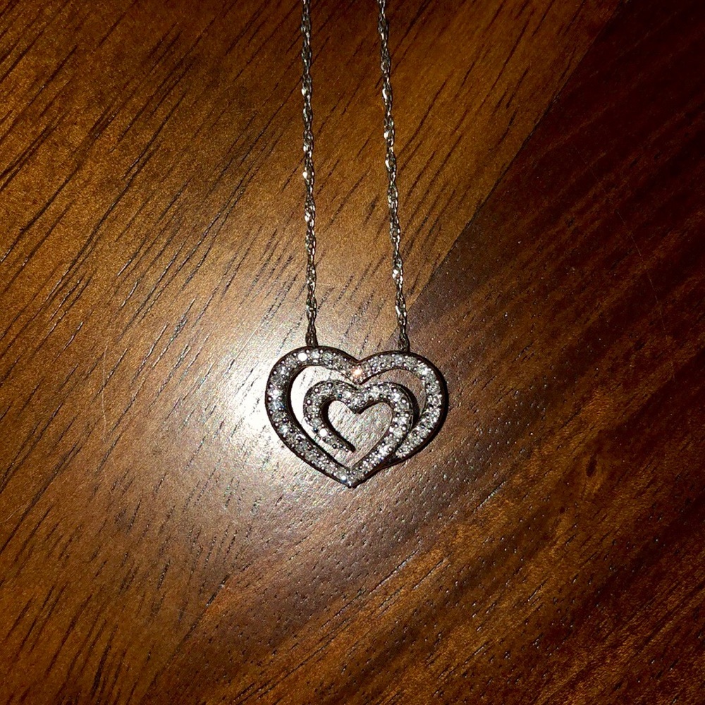 Heart Diamond Pendant necklace